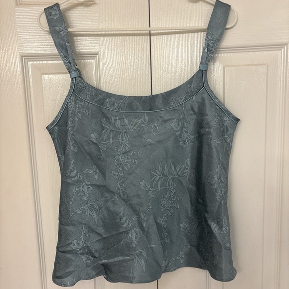 Halston Heritage Sky Blue Jacquard Camisole - Picture 4 of 4